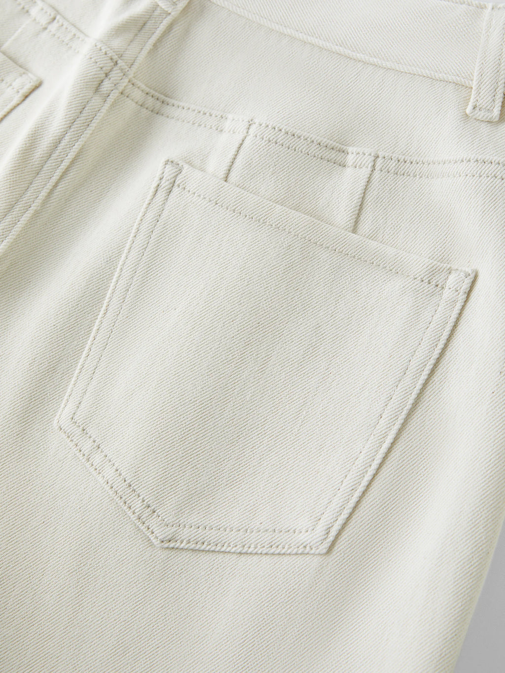 DUSHU Autumn 2025 Women's High Waist Jeans - Stretch White Straight Leg Pants Office Casual Versatile Long Trousers