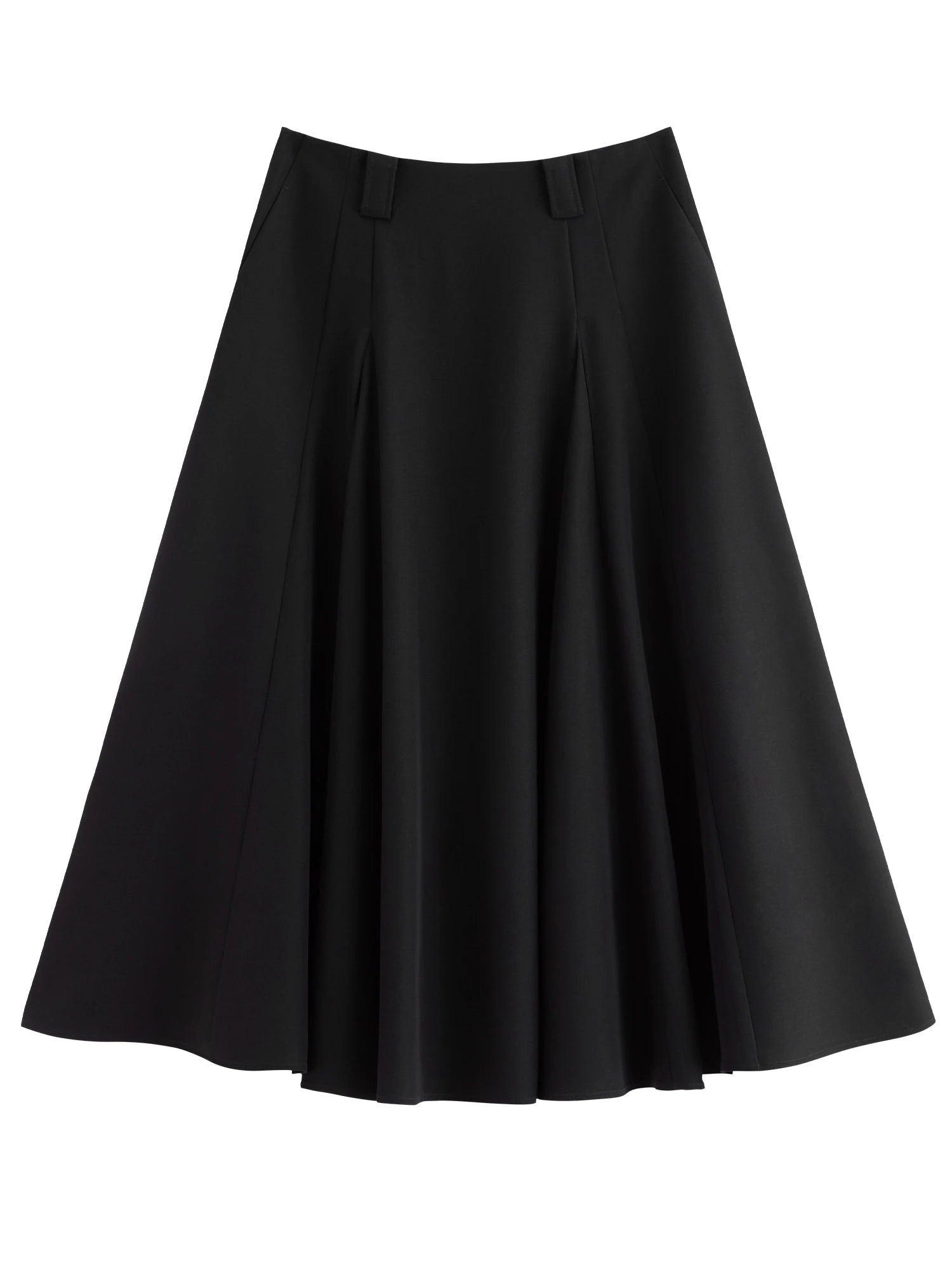 2025 Autumn High Waist A-line Draped Temperament Commuter Casual Skirt Women