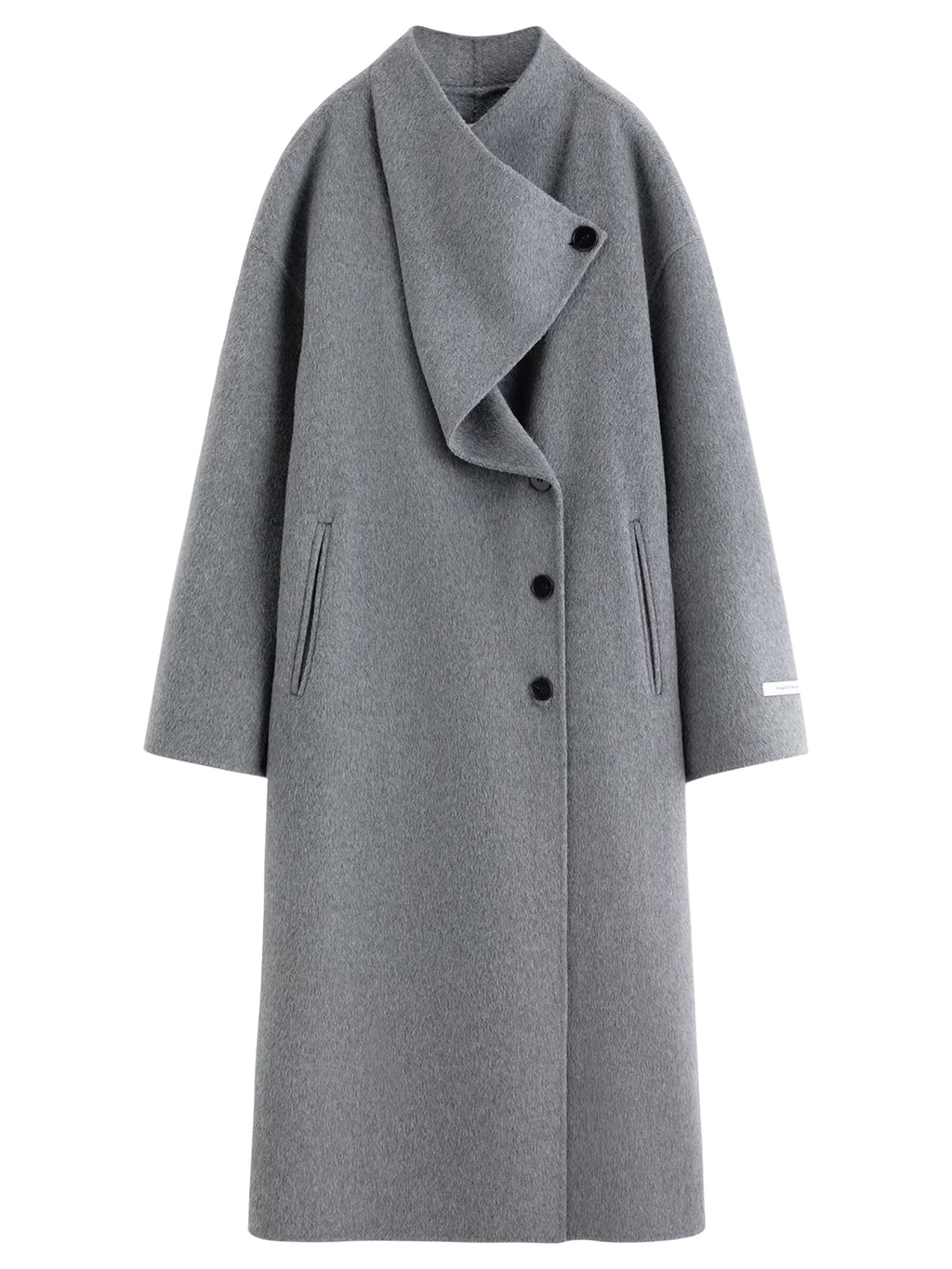 【Premium Series】Cashmere Luxury Casual Standalone Collar Elegant Double Faced Overcoat Women 2025 New Arrival Wool Coat
