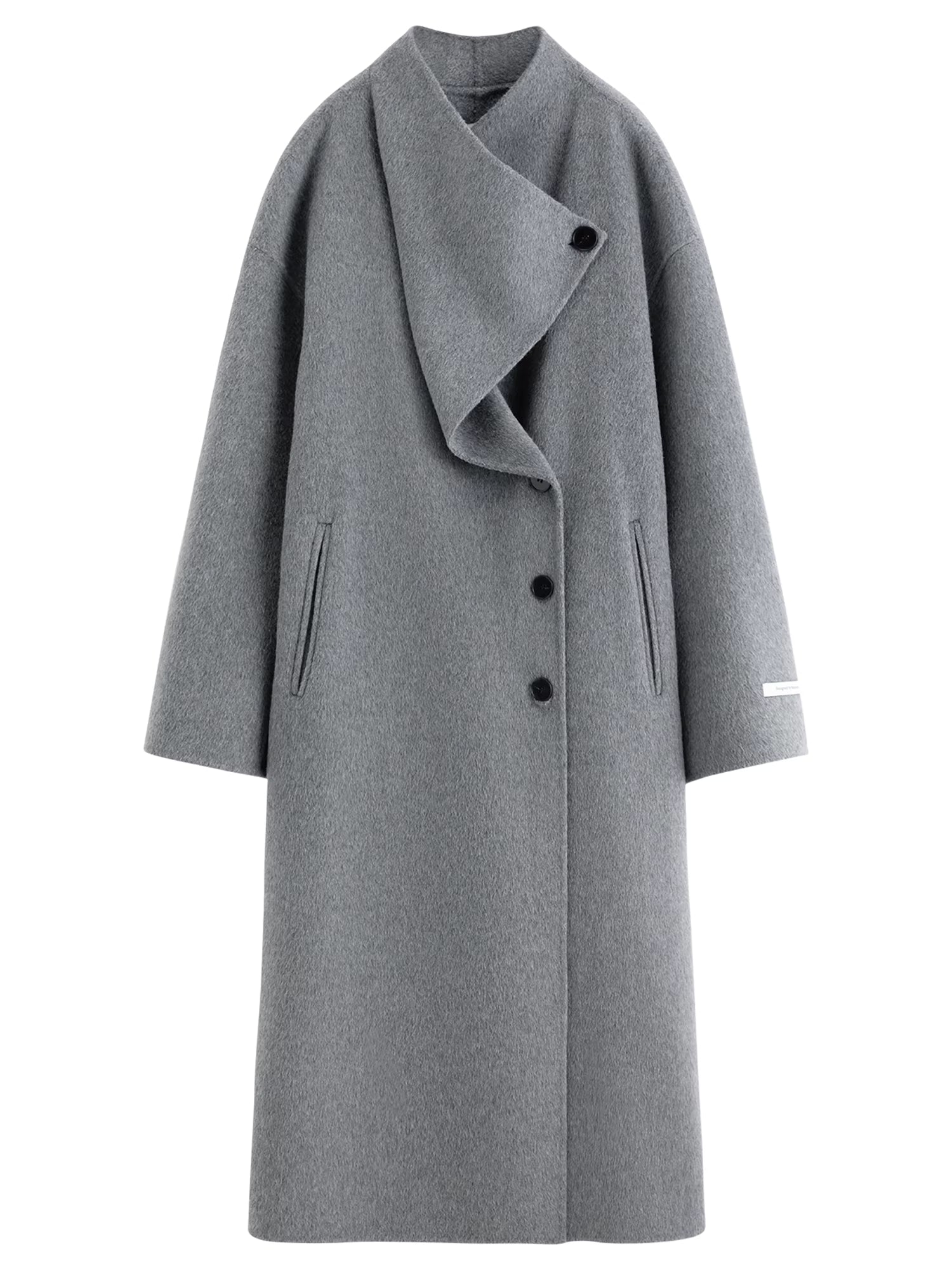 【Premium Series】Cashmere Luxury Casual Standalone Collar Elegant Double Faced Overcoat Women 2025 New Arrival Wool Coat