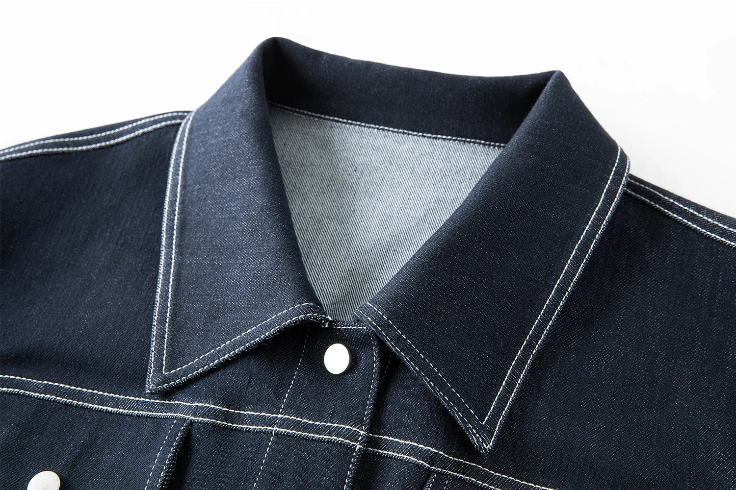FSLE 2025 New Arrival Women Denim Versatile Classic Retro Hem Cowhide Jacket 2025 Autumn New Short Chic Vintage Jacket