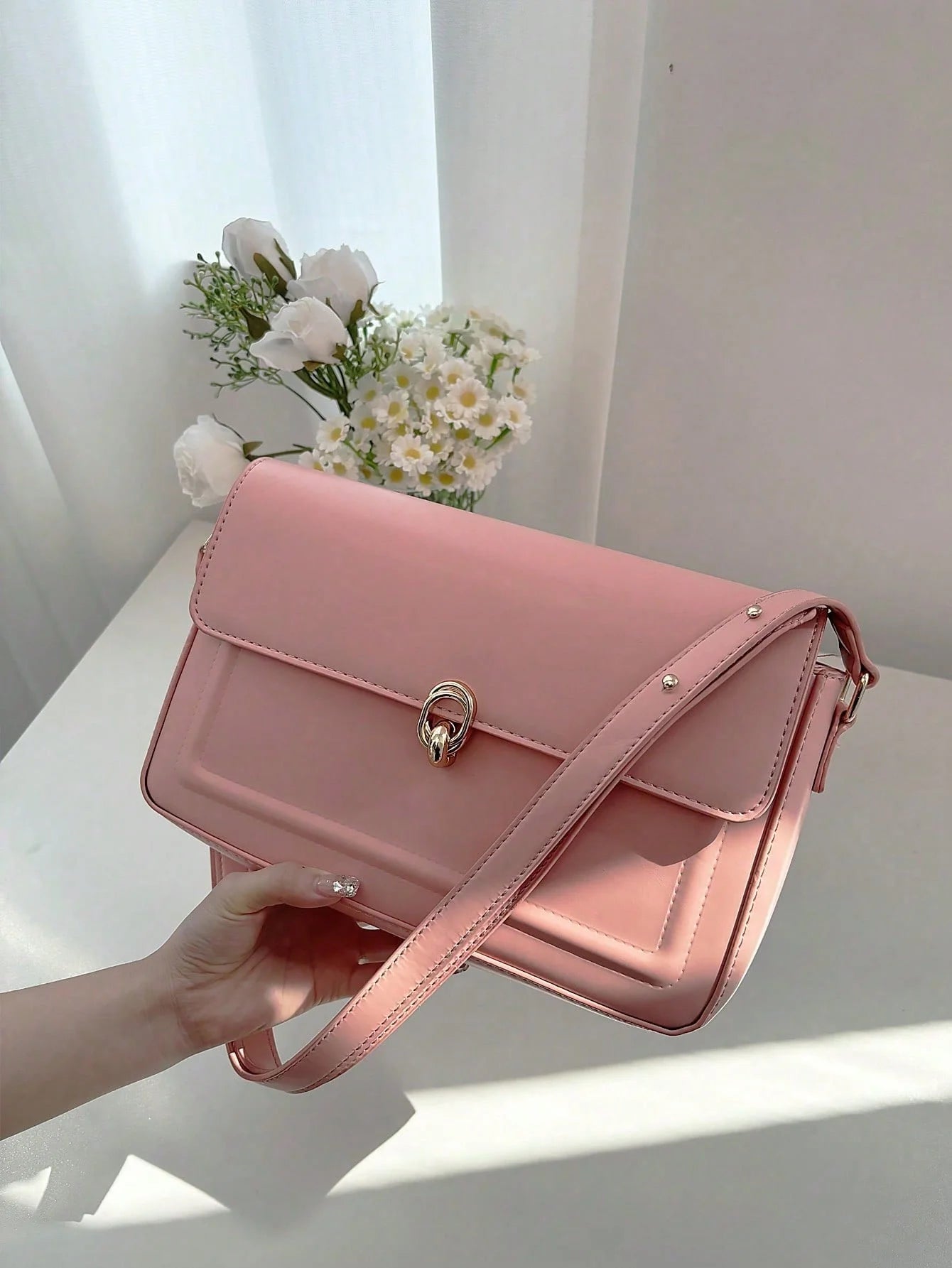 Retro women's 2024 new high-end texture niche underarm bag, crossbody shoulder bag