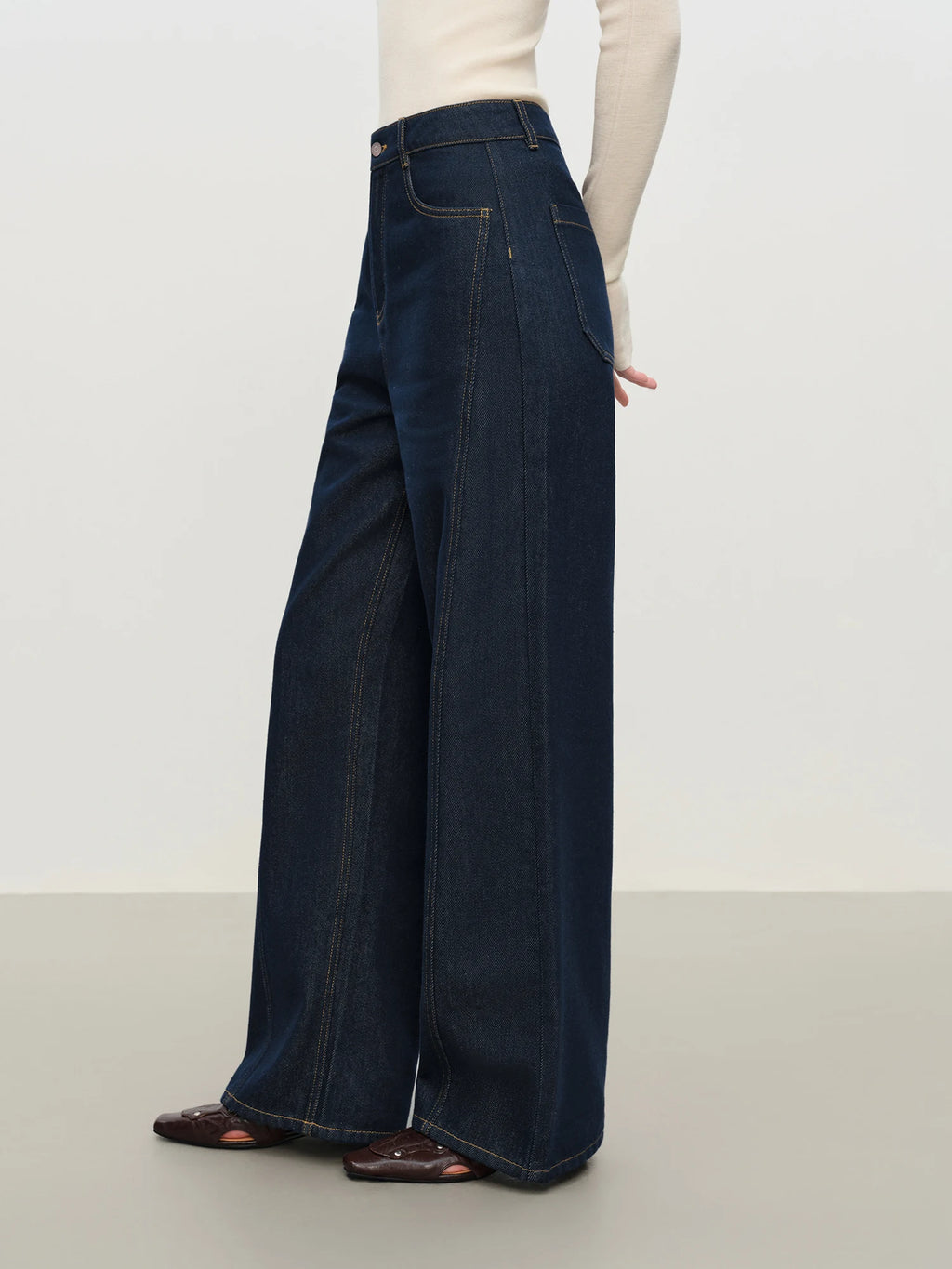 Retro Straight Blue Casual Versatile Jeans for Women Winter 2025 New Loose Daily Outfit All-match