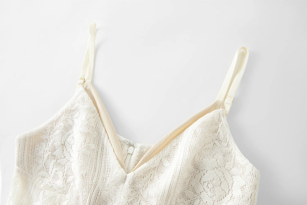 FSLE Sweet Halter Top Corset-Style Tank Top for Women Casual Summer Vacation New 2025 Tops Cream Camis Tanks