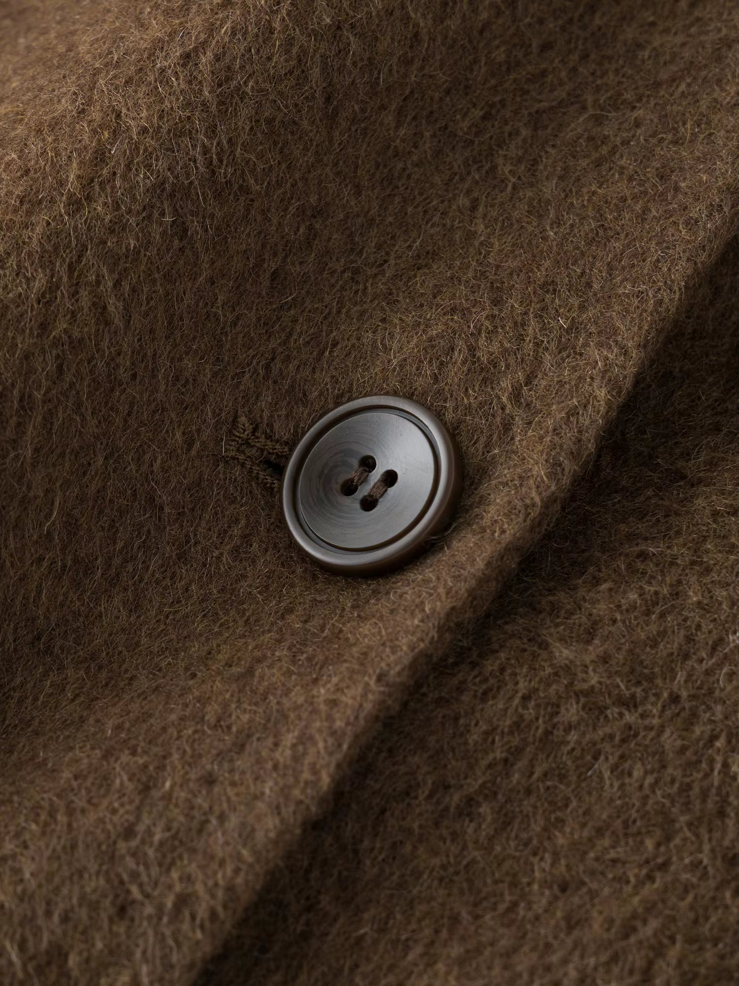 2025 Winter Women's Trench Style Double-Faced Wool Coat with Notch Lapel - Reversible Warm Overcoat for Casual Office Wear