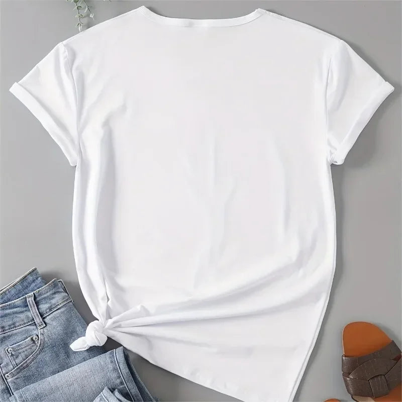 Y2k Japanese Streetwear Fashion T-shirts Female Oversized Harajuku Funny T-shirts Egirl Korean Graphic Tees Tops Women Clothin