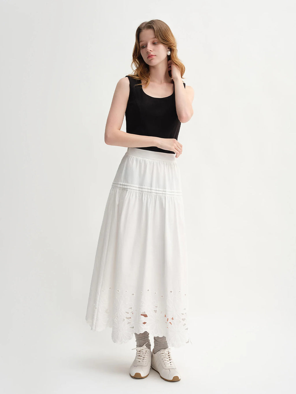 DUSHU Plus-Size Women's Stretchy Princess Line Essential Fitted Top 2025 Early Autumn Slimming Undergarment Top Tanks