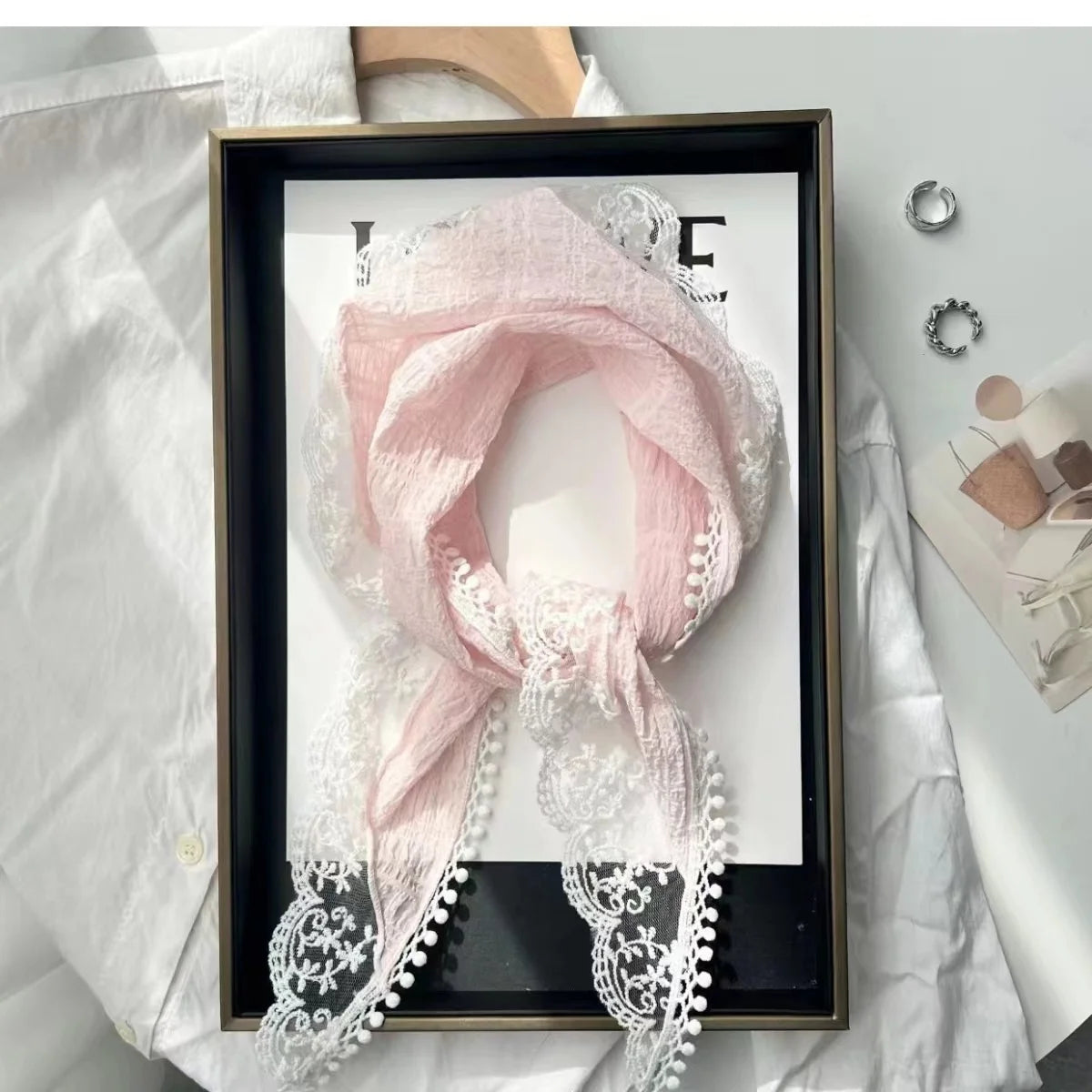 Korean Ins Lace Hair Scarf