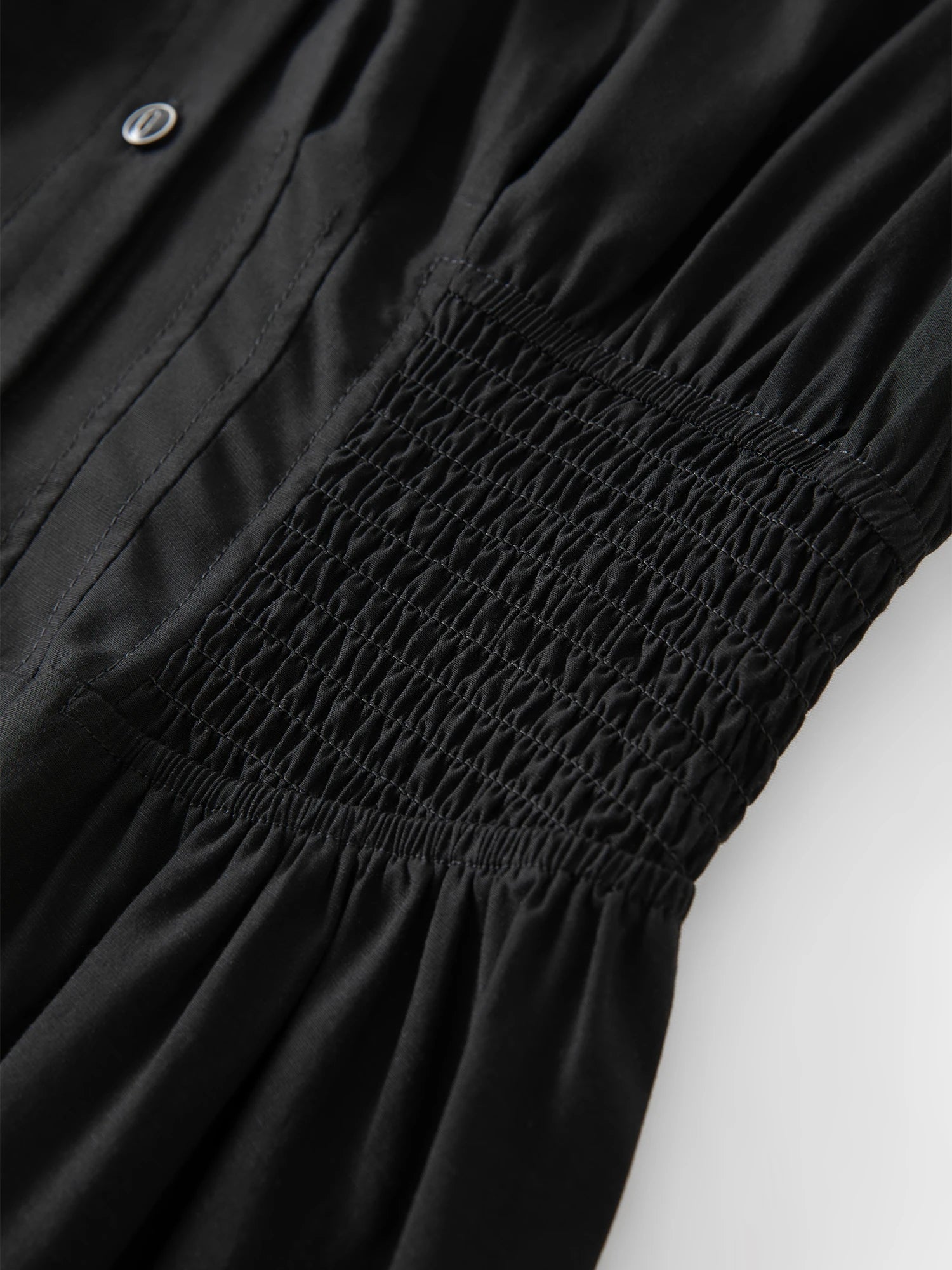 FSLE Tencel Linen Elegant Commuting French Audrey Hepburn Style Women's 2025 Summer Short Sleeve Little Black Dress