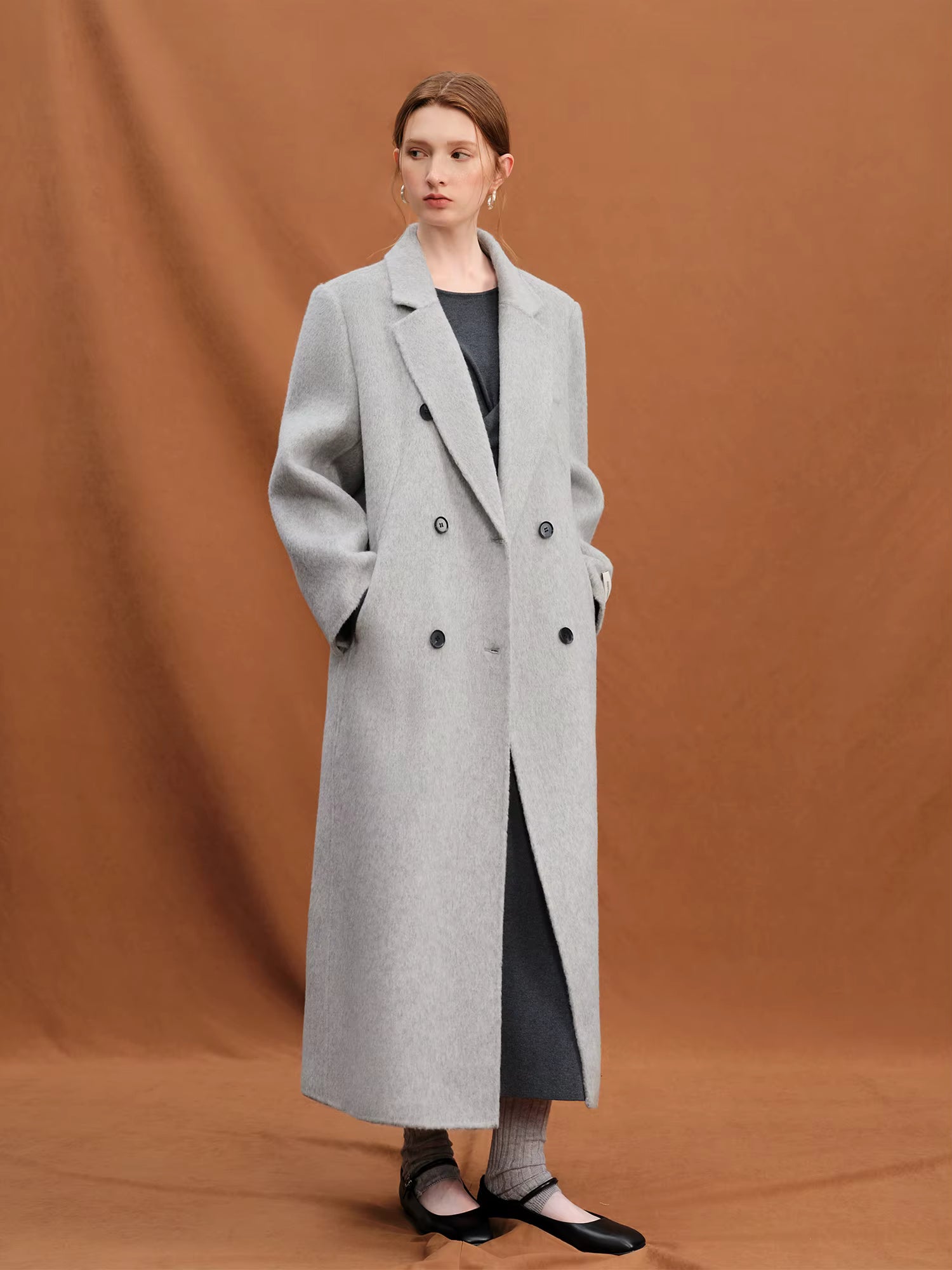 【Premium Series】 Cashmere Overcoat 2025 Winter Women's Relaxed Luxury Tailored Coat Suit Collar Winter Wool Long Coat