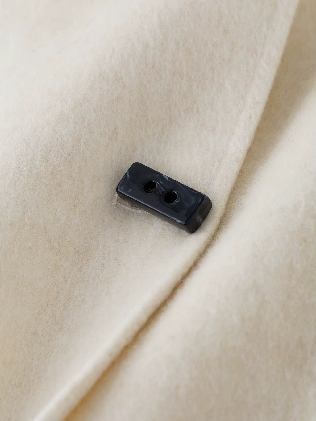 Plus Size Women's Design Forward Double Faced Wool Trench Coat with Detachable Scarf Collar 100% Sheep Wool With Scarf