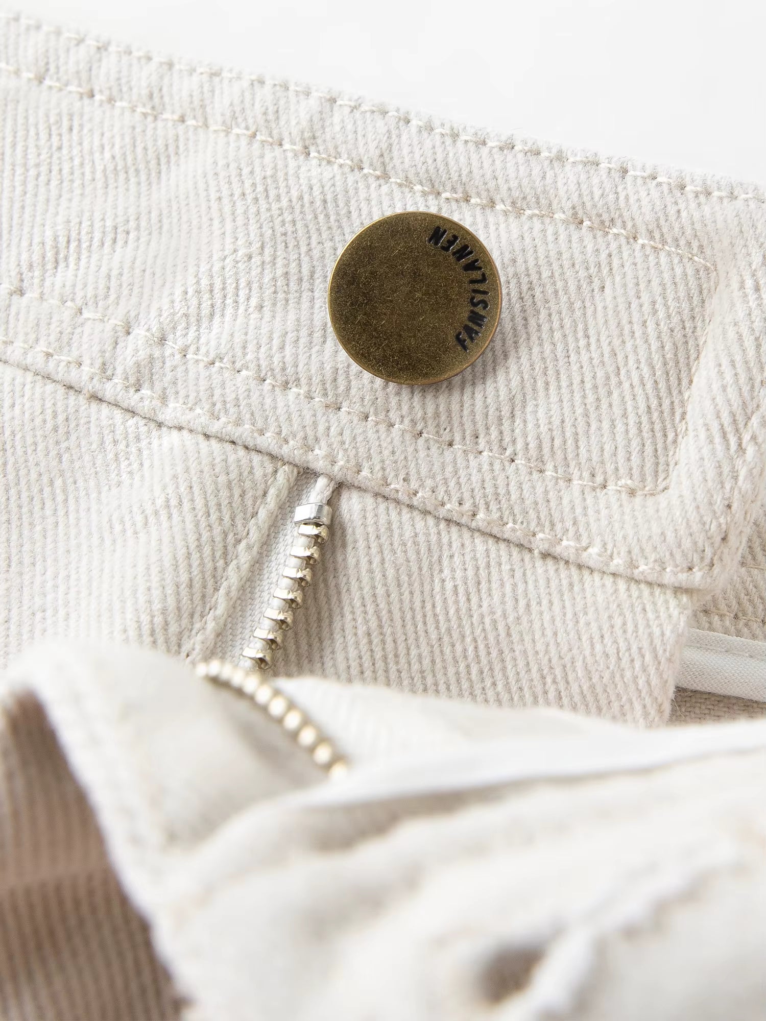 2025 Winter Women's Vintage Washed Embroidered Banana Jeans Curved High Waist Wide Leg Trousers Slim Fit Retro Pants