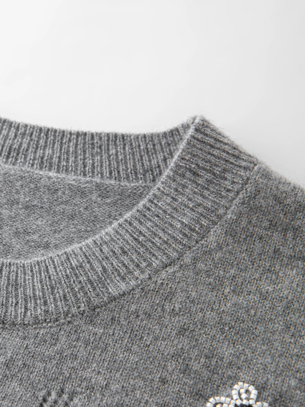 FSLE Women's Cute Fresh Wool Knit Sweater 2025 Autumn Winter New Style Round Neck Long Sleeve Chic Pullover Top for Casual Wear