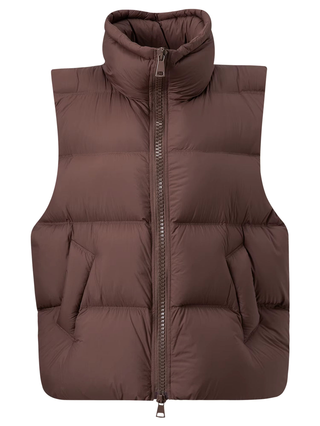 New Arrival Women Thermal Down Vest 2025 Winter Double Zip Lightweight Warm Sleeveless Jacket for Outdoor Travel Commuter