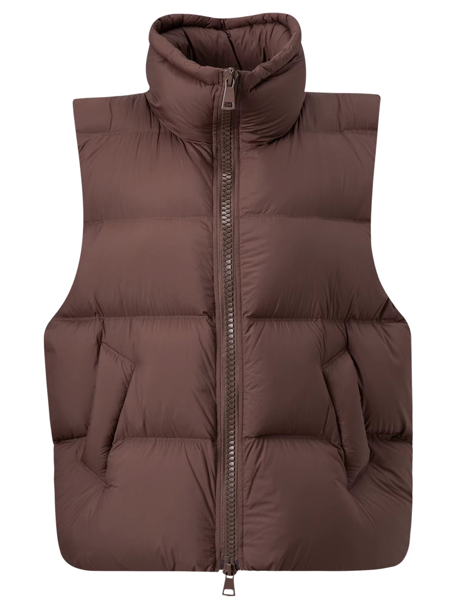 New Arrival Women Thermal Down Vest 2025 Winter Double Zip Lightweight Warm Sleeveless Jacket for Outdoor Travel Commuter