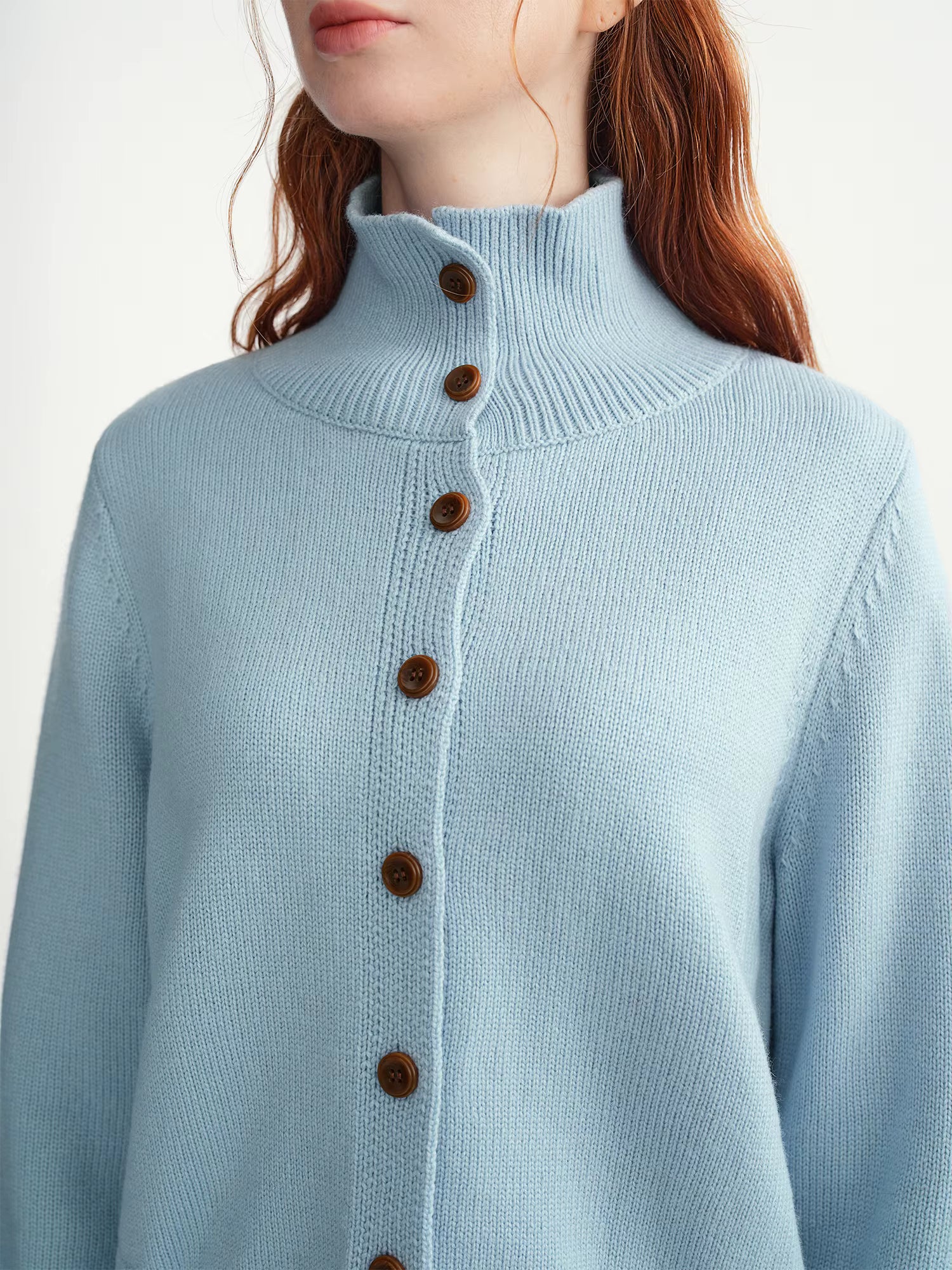 Simple Wool Knitted Cardigan Women 2025 Winter Multi Candy Color Ribbed Sweater Stand Collar Soft Warm Ins BF Tops Casual