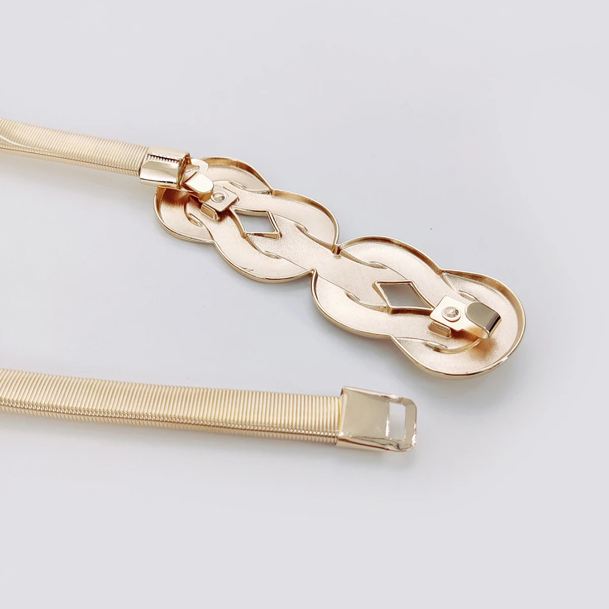 Fashion Gold Chain Belt Female Waist Elastic Dress Waistband Ladies Silver Metal Belts For Women Luxury Y2k Accessory