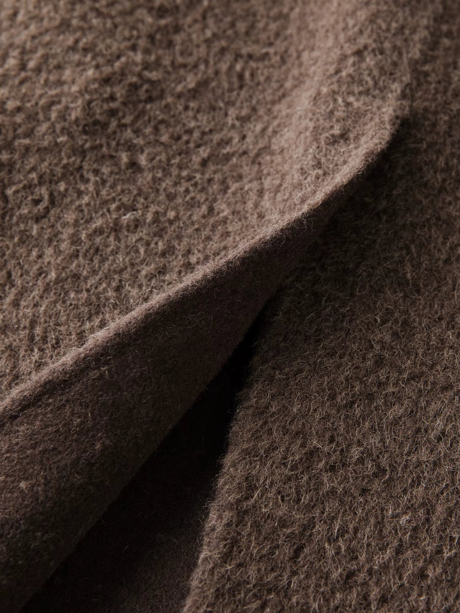 【Premium Series】Women's Long Wool Blend Overcoat with Detachable Scarf - Elegant Winter Coat for Business Casual