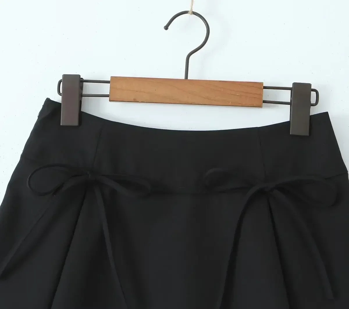 Balletcore Mini Skirt with Bow Low Rise Boxy Pleated Short Skirt Miniskirt Summer Y2K 90s Cute Outfit
