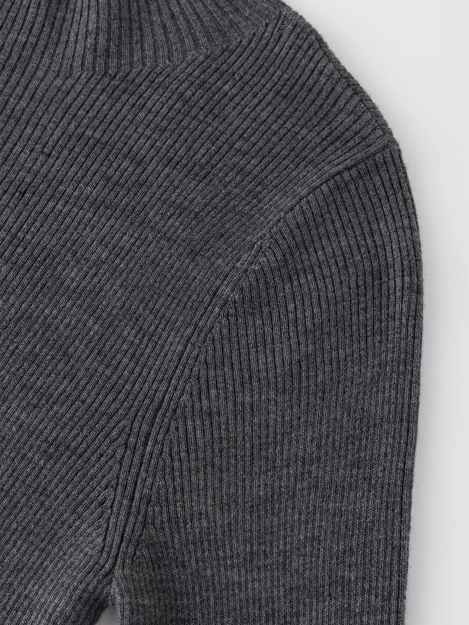 Women's Asymmetric Hem High Neck Wool Sweater 2025 Winter New Thermal Knit Top Slim Fit Casual Warm Pullover