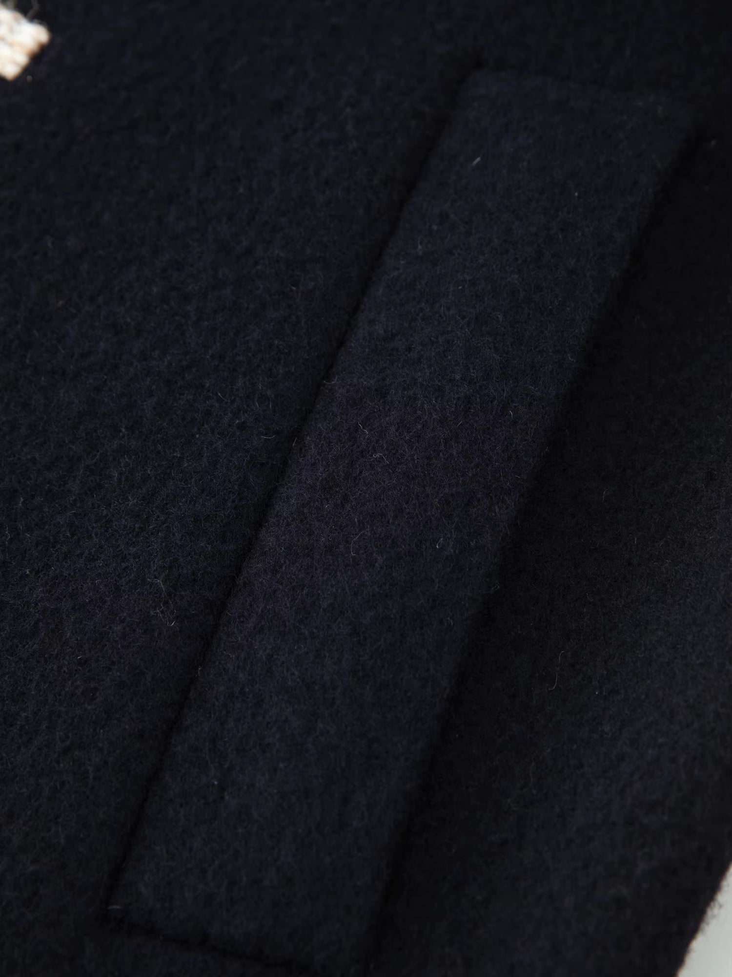 Winter 2025 Women's Horn Button Wool Blend Coat - Korean Style Double Faced Midi Length Stand Collar Casual Elegance