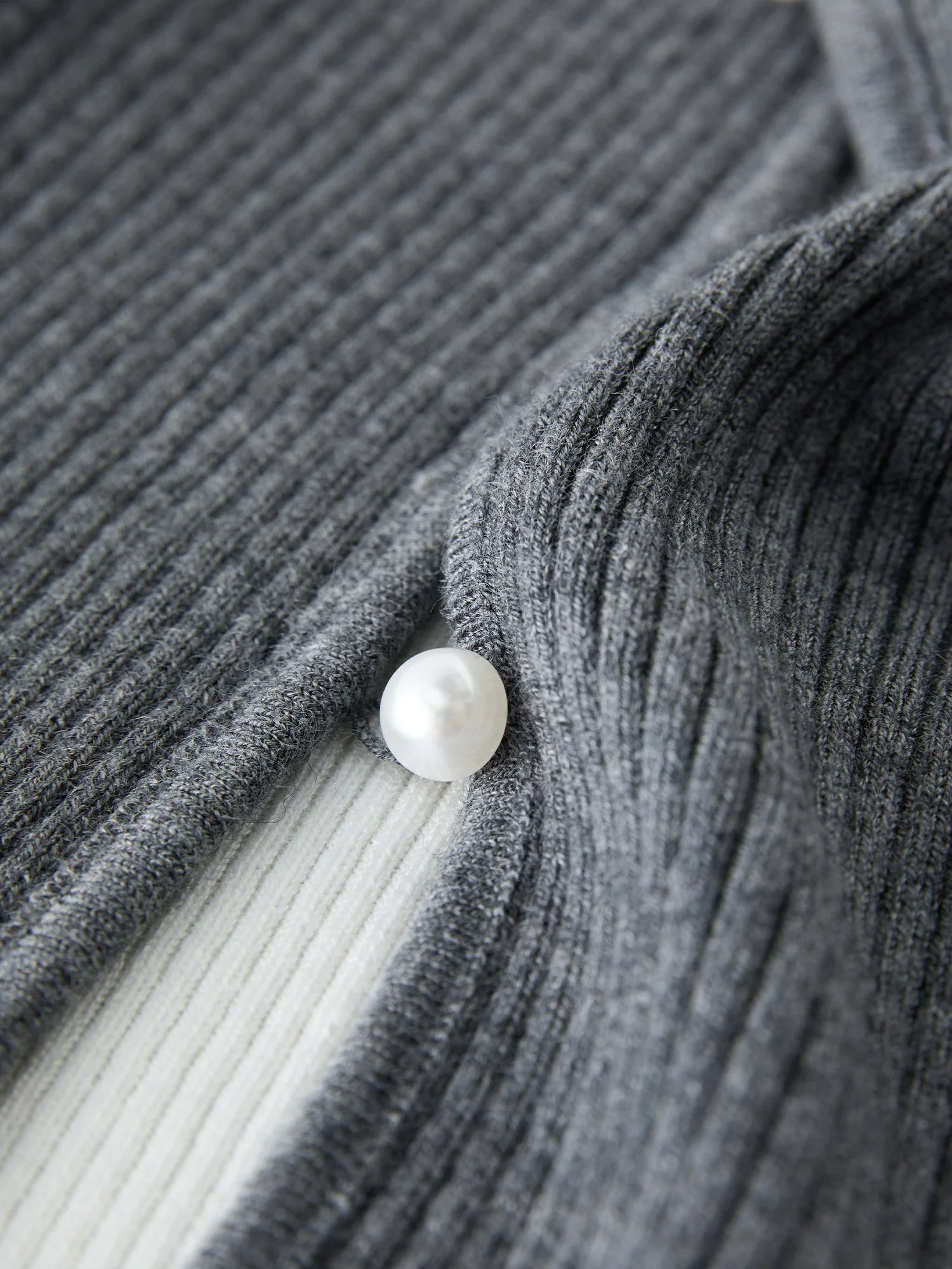 FSLE Fake Two-pieces Contrast Color Stitching Knit Sweater For Women 2024 Autumn Winter All-match Casual Tops 24FS14178
