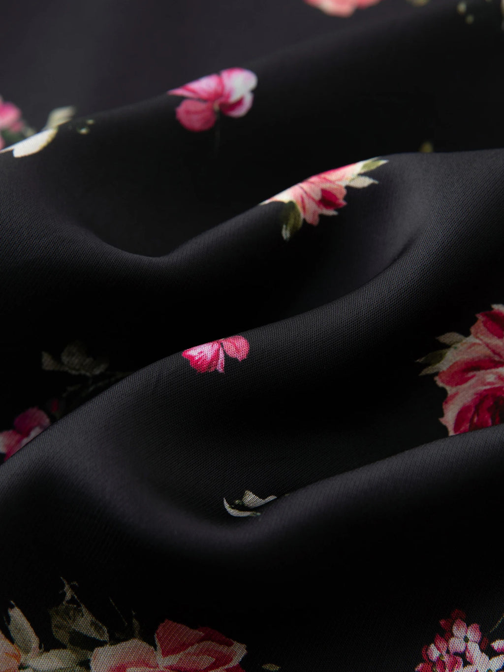 DUSHU Plus-Size Women's【Midnight Rose】 Lace Strapless Dress - 2025 Summer New Arrival Knot Slimming Long Dress