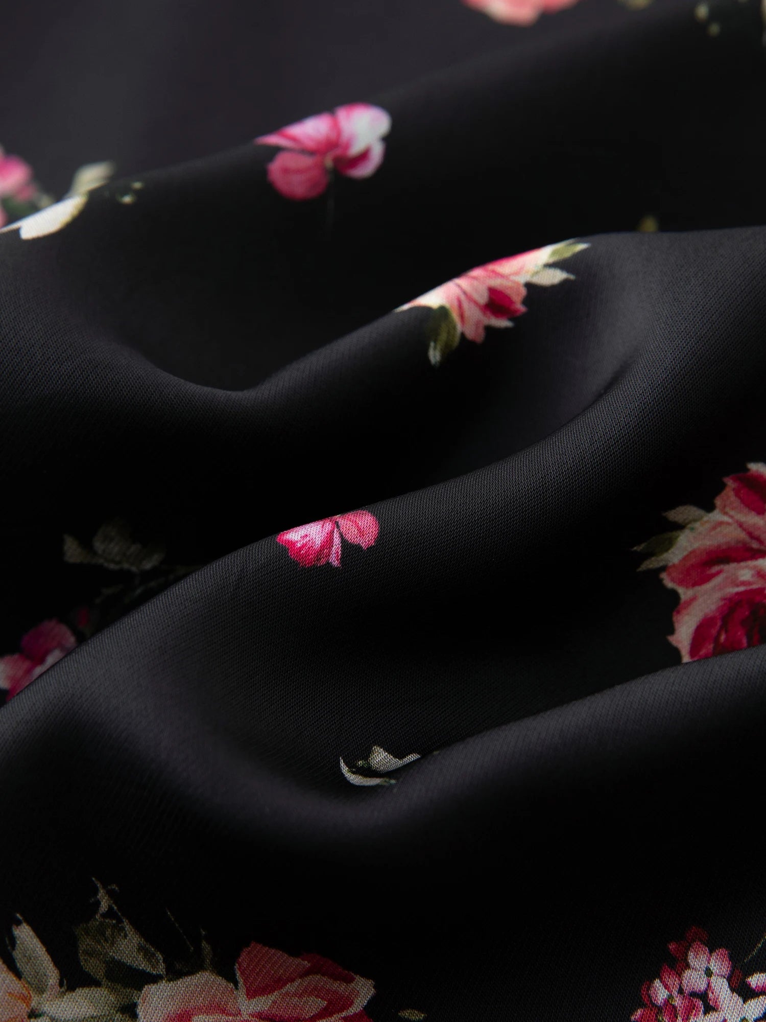 DUSHU Plus-Size Women's【Midnight Rose】 Lace Strapless Dress - 2025 Summer New Arrival Knot Slimming Long Dress