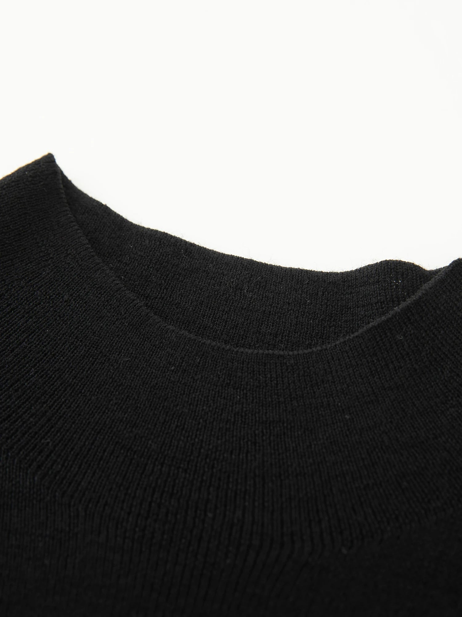 ZIQIAO Wool Sweater for Women Autumn and Winter New 18 Needle Nude Seamless Knitted Bottoming T-shirt