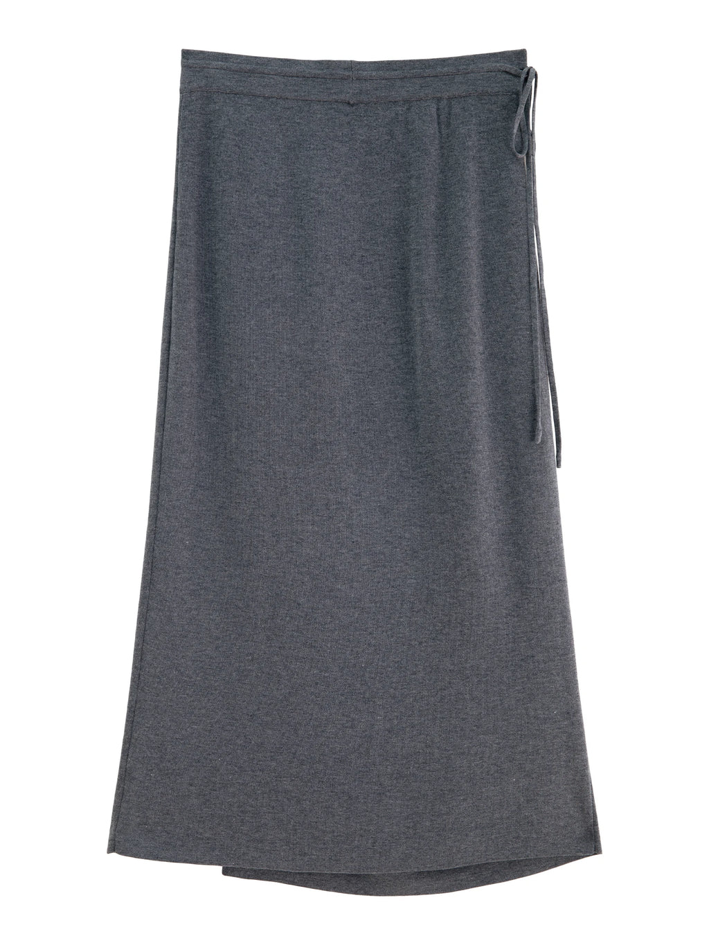 ZIQIAO Gray Mock Two-Piece Knit Set for Petite Women Fall 2025 New Arrival Elegant Complete Outfit Gray White Striped Top Skirt