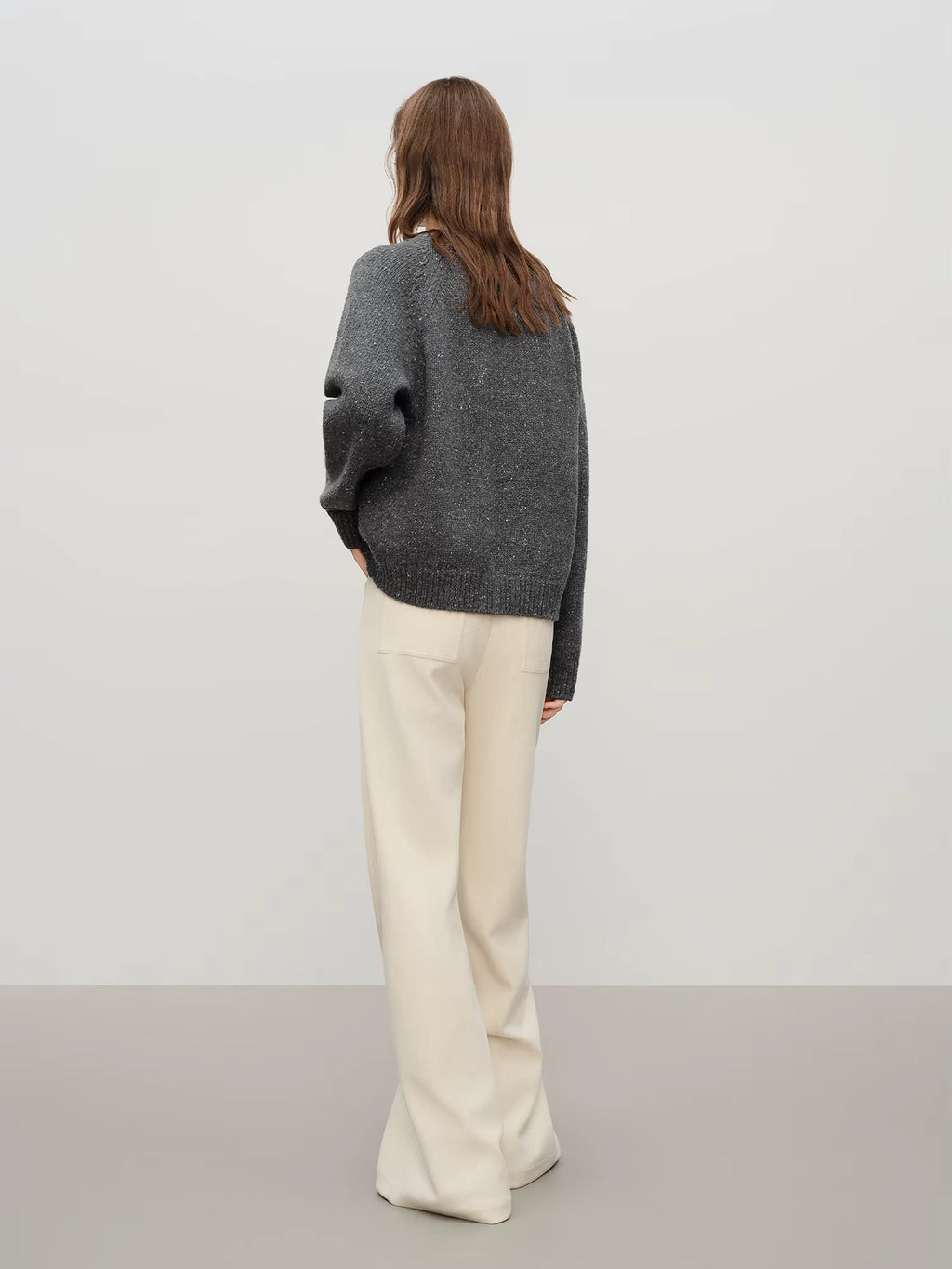 2025 Winter Women's Color Block Letter Embroidery Knit Sweater with Raglan Sleeves - Round Neck Pullover Top for Casual