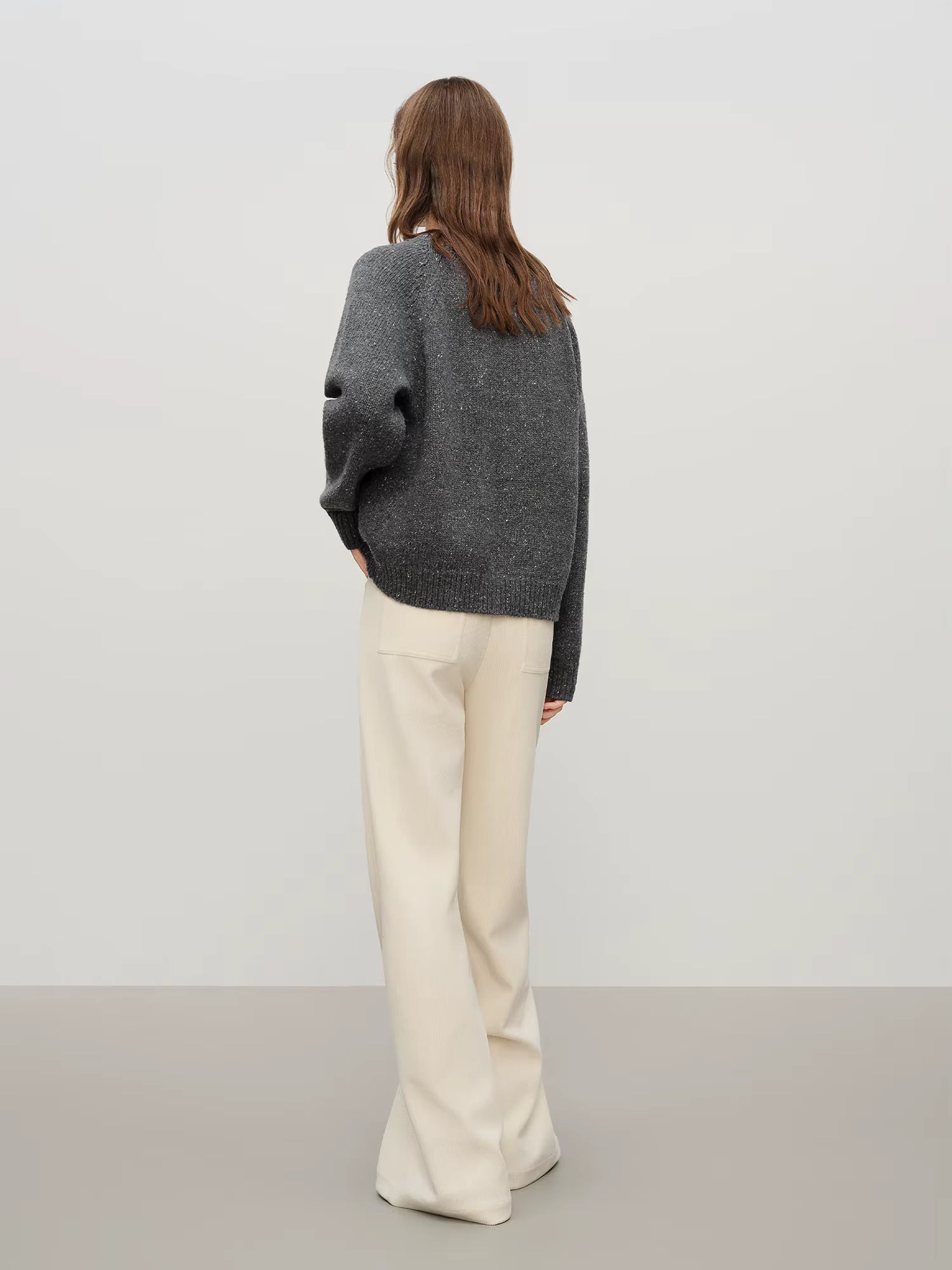 2025 Winter Women's Color Block Letter Embroidery Knit Sweater with Raglan Sleeves - Round Neck Pullover Top for Casual