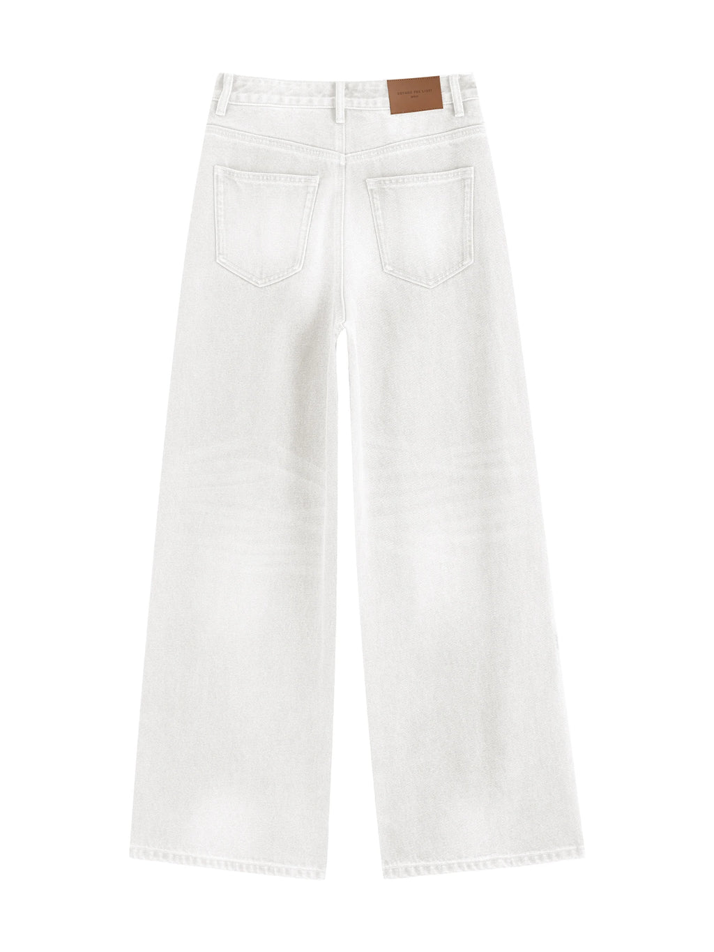 ZIQIAO Petite Retro Wide-leg Jeans for Women 2025 New Chic High Waist Slim Floor-length Pants Straight Drape Pants