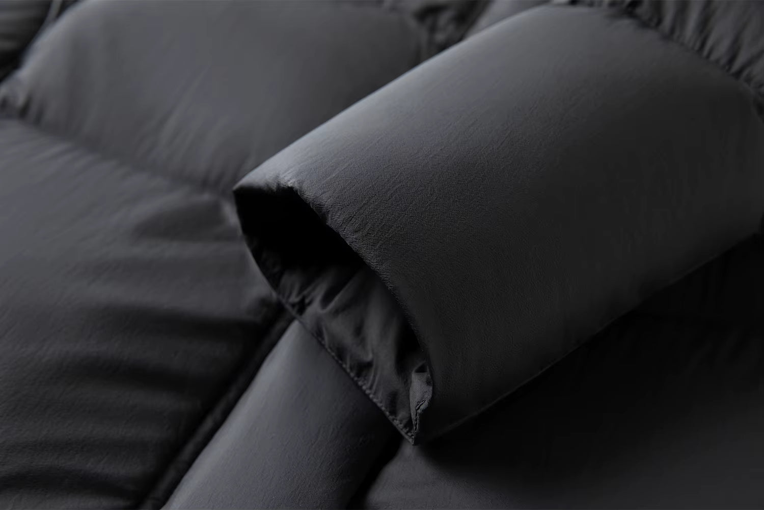 Puff Hooded Color Matching Knee-length Down Jacket Women's Winter 2025 New Cold-proof Warm Coats Simple Leisure