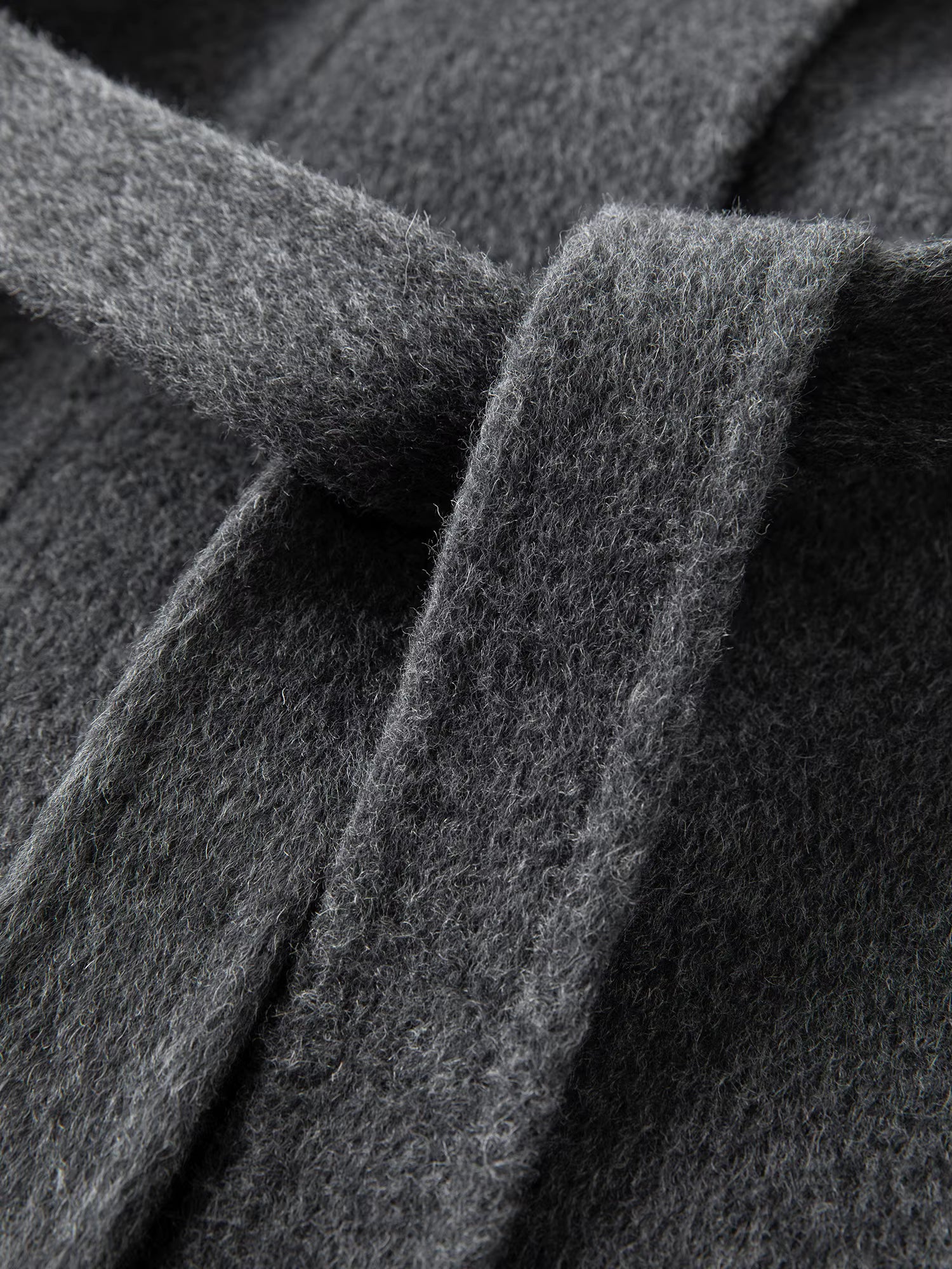 Minimalist Standing Collar Straight Cut Yak Wool Double-Faced Cashmere Coat Winter 2025 New Arrival Versatile Outerwear