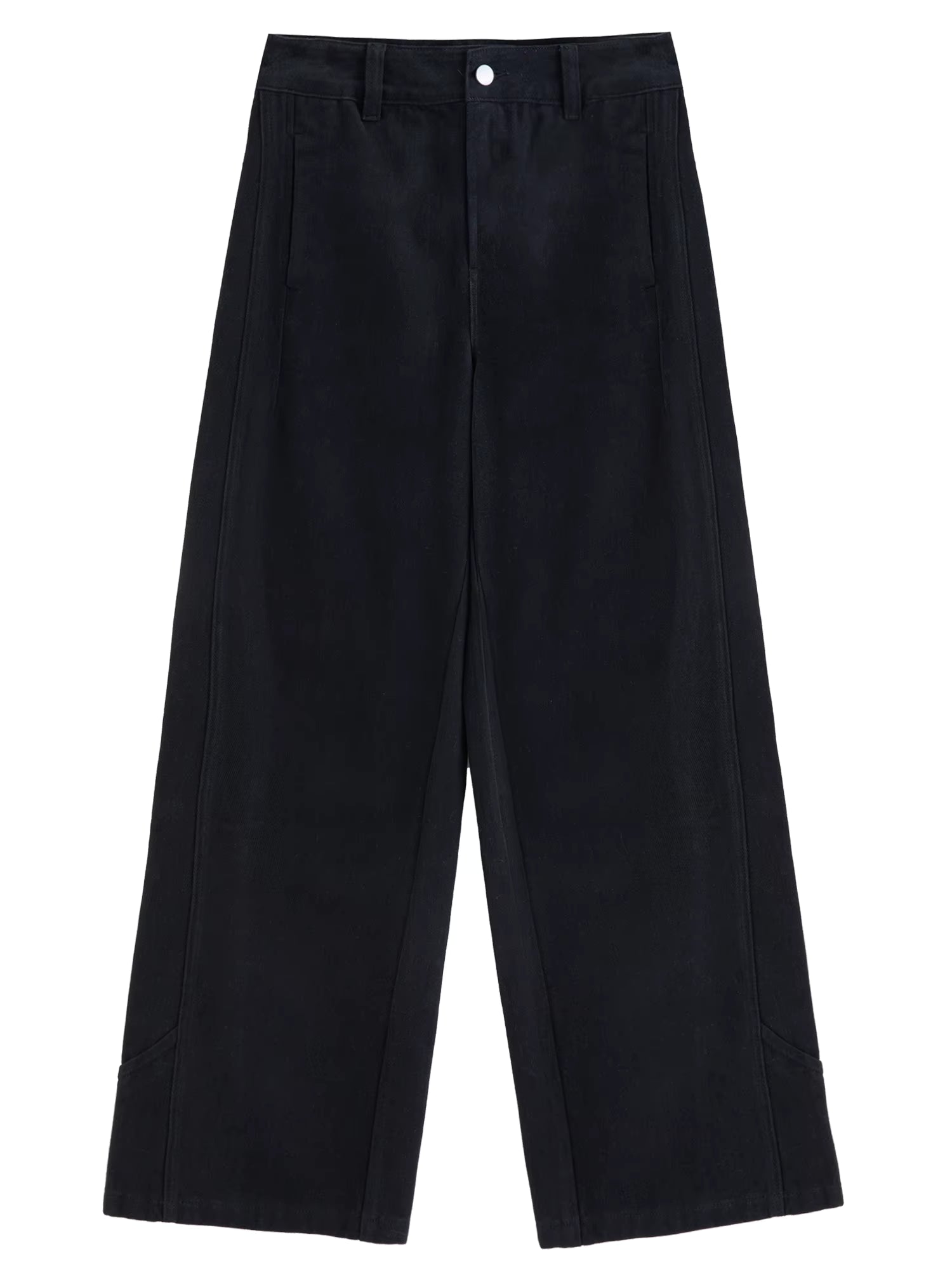 Plus-Size Women’s Deconstructivist Fashion: Baidapa Workwear Jeans 2025 Winter Wide Leg Pants Collection Winter Jeans