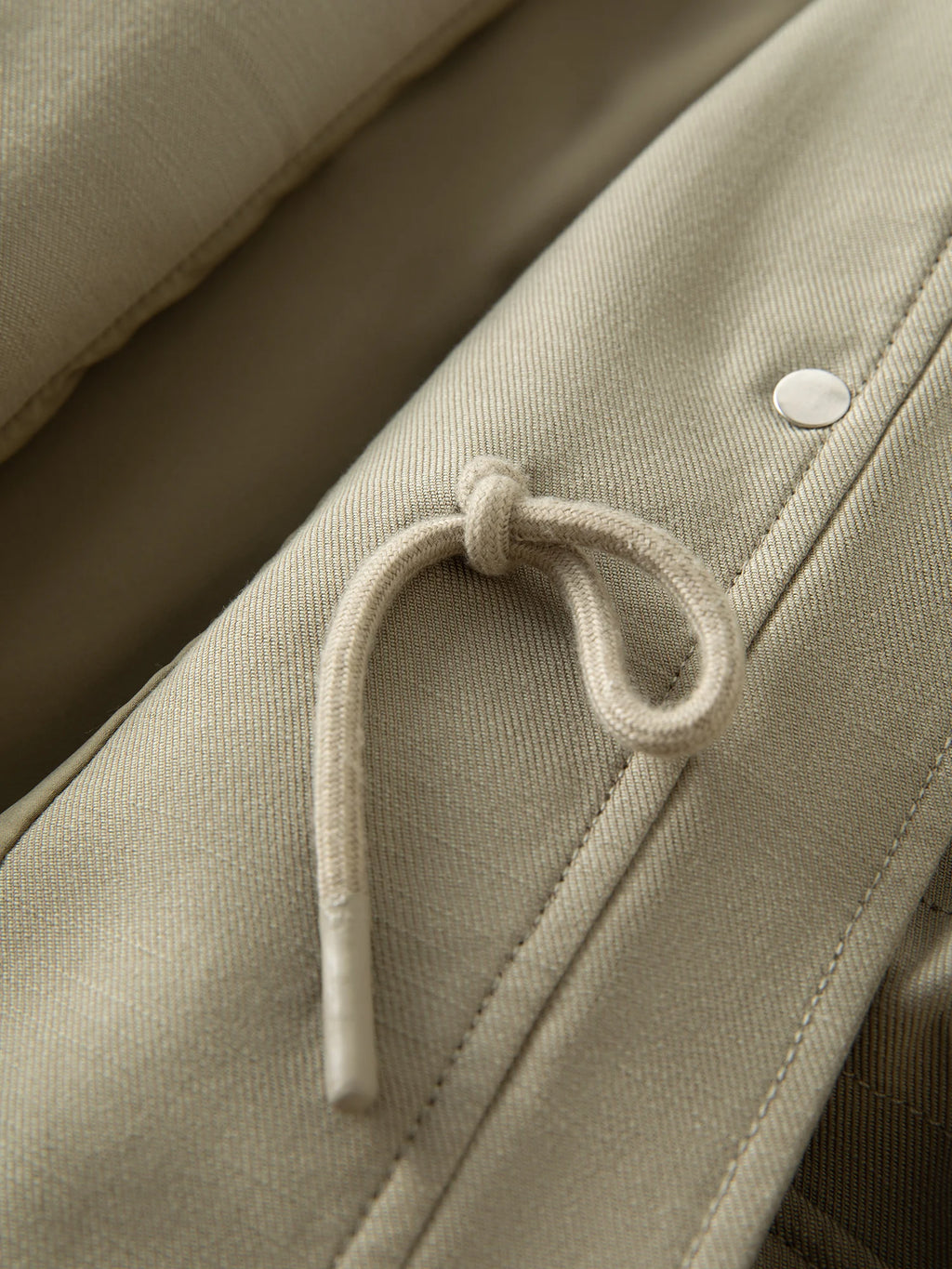 FSLE【Premium Series】New Women Olive Green Embroidered Stand Collar Jacket Loose Fit Workwear Style Boho Outerwear Relaxed Street