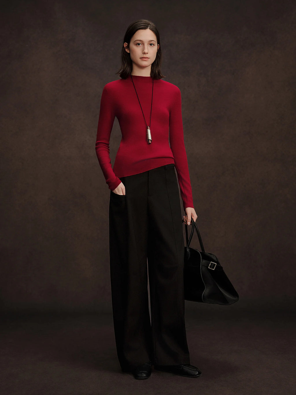 Seamless Half-high Collar Pure Wool Pullovers Women Plus Size Autumn Winter Bottoming Sweater Solid Soft Breathable Tops