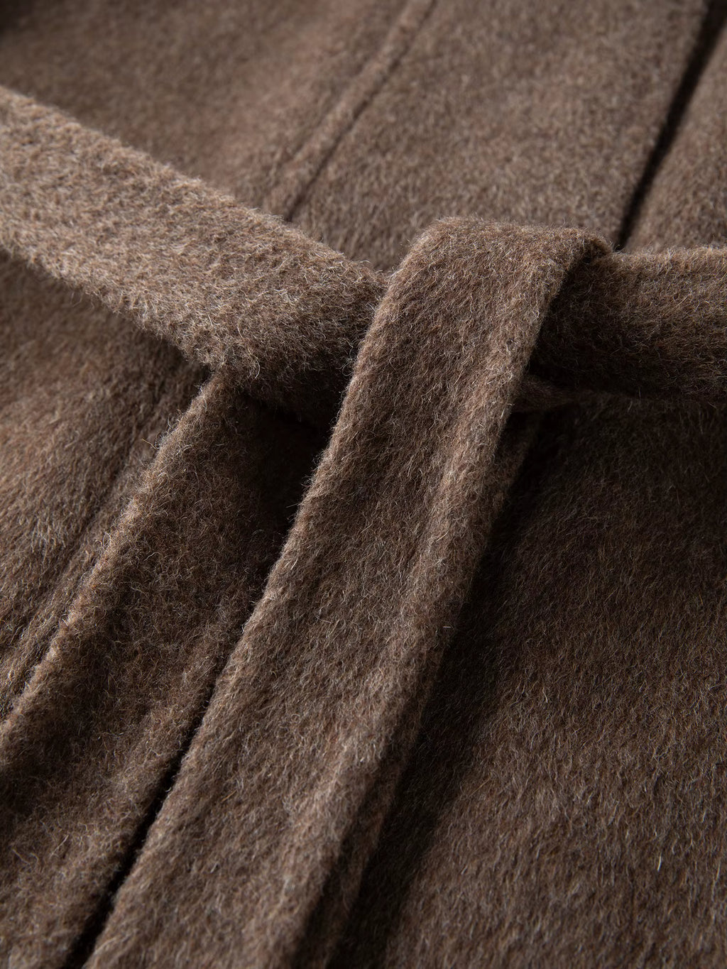 Minimalist Standing Collar Straight Cut Yak Wool Double-Faced Cashmere Coat Winter 2025 New Arrival Versatile Outerwear