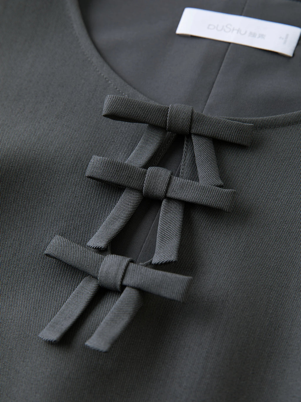 Autumn 2025 Women's Embellished Beaded Tank Dress - Bow Accent Layering Staple Versatile Fall Piece Heavy Craft Detailing