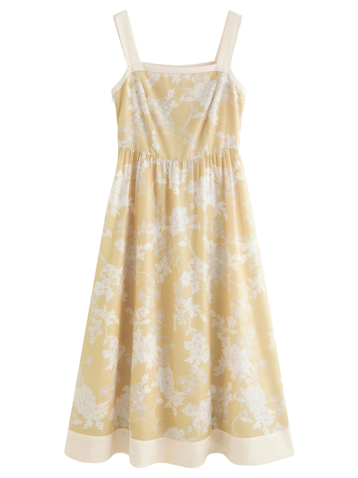 DUSHU Plus Size Women's Vintage Print Resort Dress 2025 Summer New Arrival Perfect for Business Casual Daily Wear