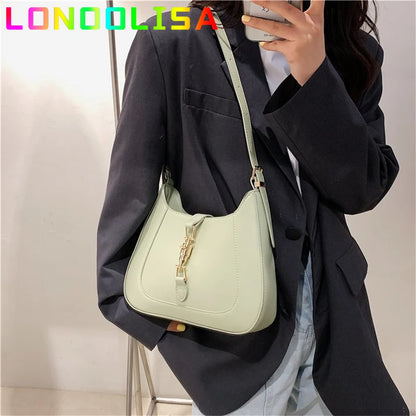 Luxury Brand Purses and Handbag Top End Quality Designer Leather Shoulder Crossbody Bag for Women Fashion Underarm Girl Sac