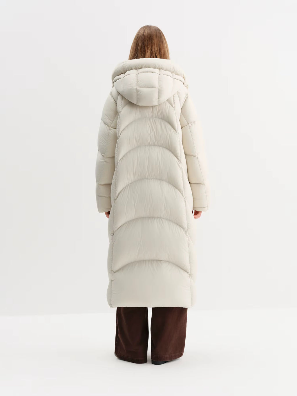 【Premium Series】Women Stylish Hooded Long Winter Parka White Goose Down 2025 New Arrival High-Fill Down Outerwear Coats