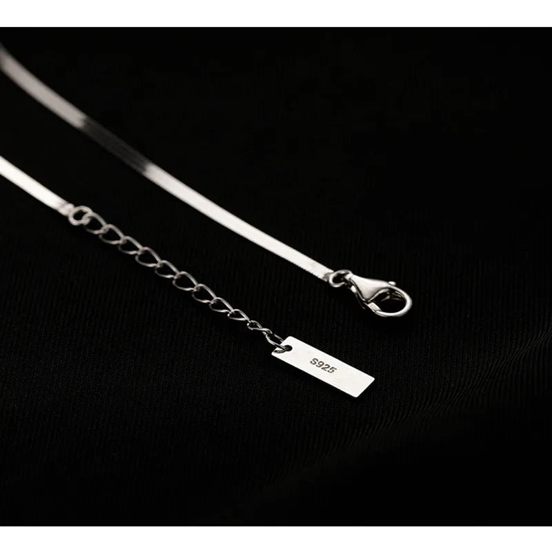 Fashion Silver Color Titanium Steel Geometric Snake Chain Anklet For Women Foot Jewellery Ornaments Feel Versatile Foot Rings