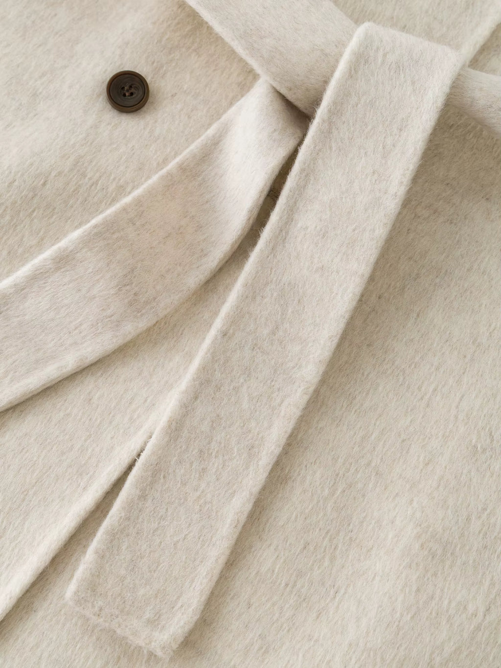 2025 Winter Women's Trench Style Double-Faced Wool Coat with Notch Lapel - Reversible Warm Overcoat for Casual Office Wear