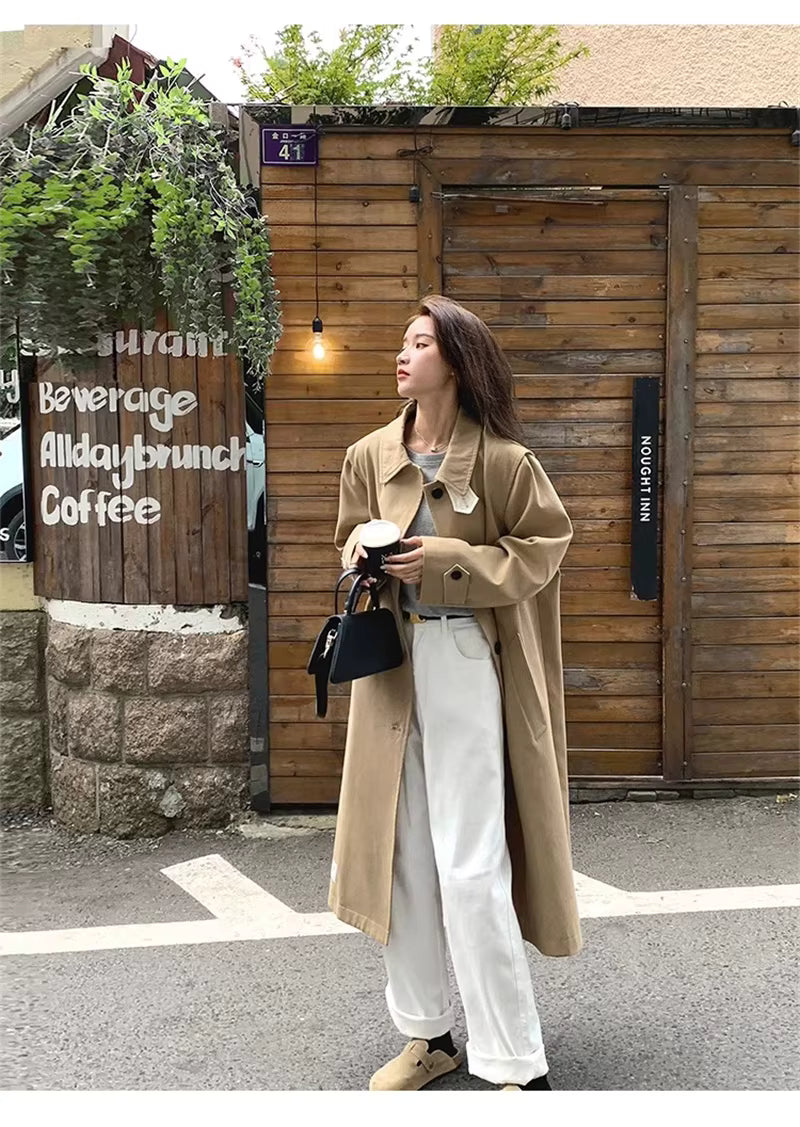 Loose White Wide Leg Jeans Women Drape High Waist Straight Wide Leg Pants Mopping Pants