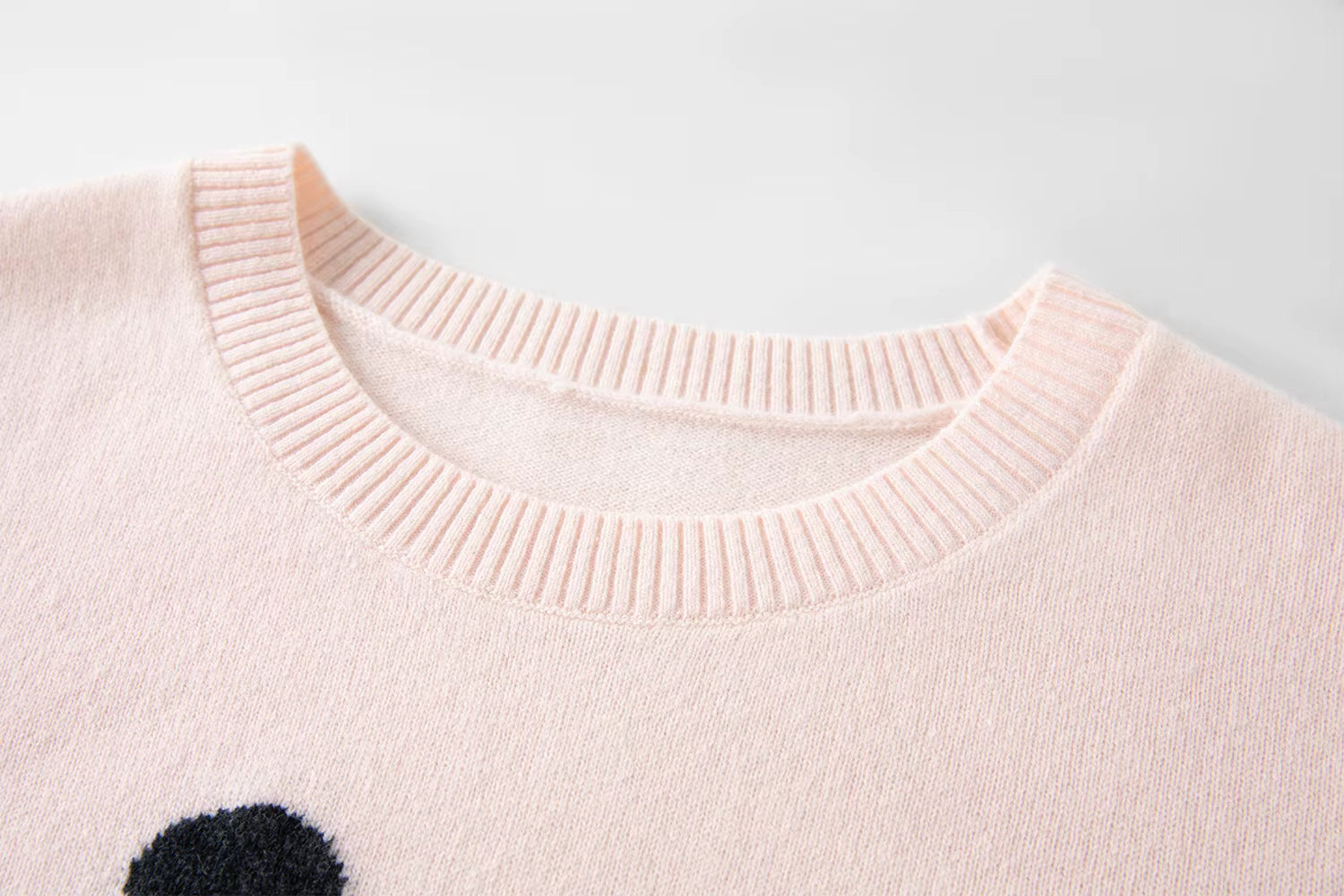 Women's Spring 2026 New Style Faux Pearl Embellished Fun Puppy Short-Sleeve Knit Sweater Citywalk Daily Homewear