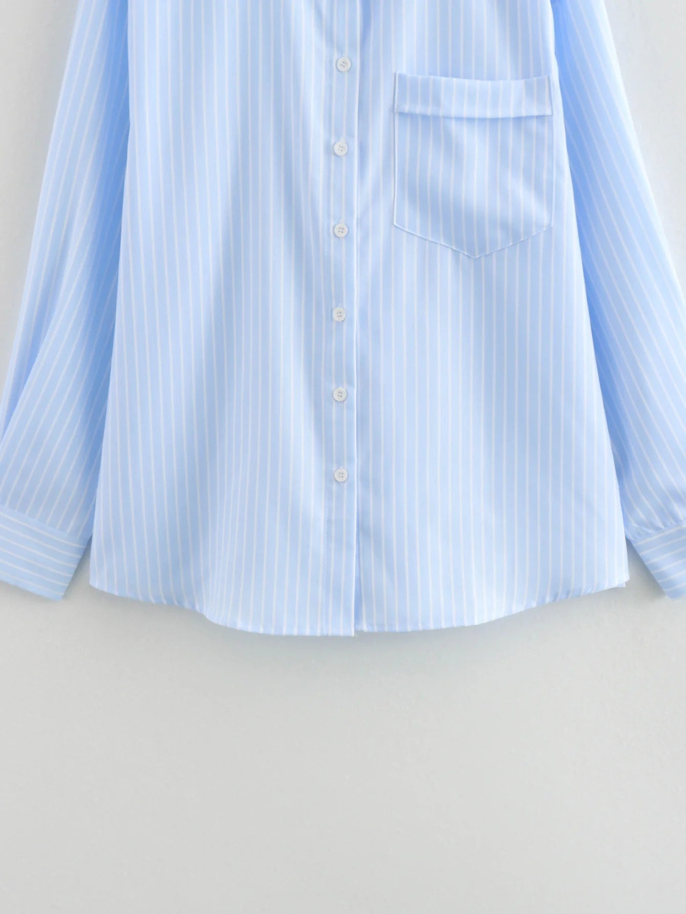 Women's Striped Button-Up Shirt – Casual Long Sleeve 4 colours available