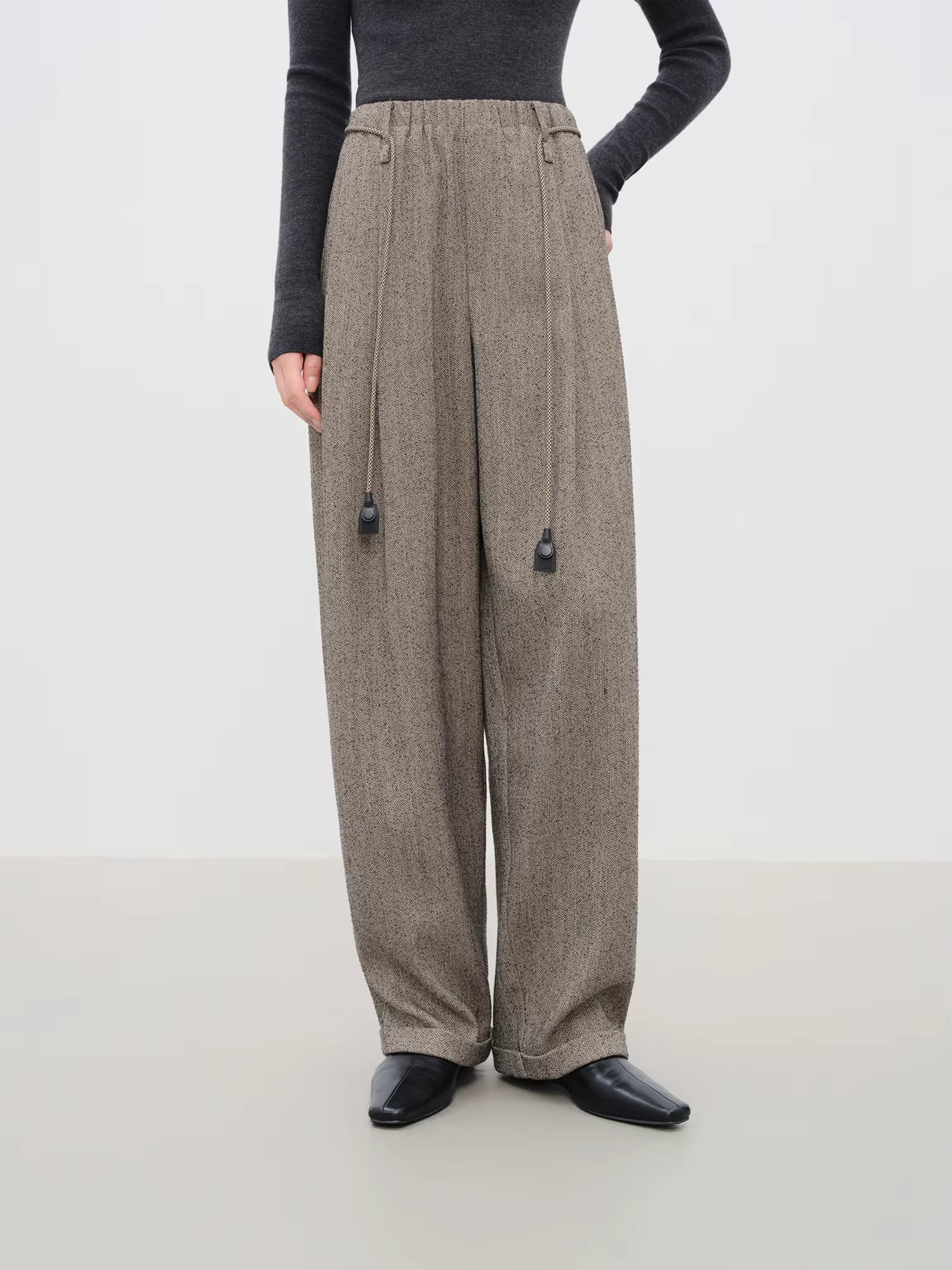 【Premium Series】Winter 2025 Women's Relaxed Fit Casual Pants - Loose Comfort Lounge Trousers with High Waist and Wide Leg