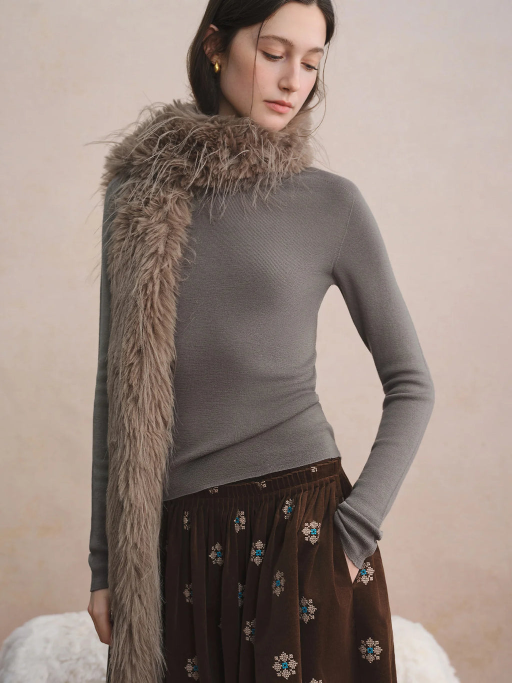 Seamless Half-high Collar Pure Wool Pullovers Women Plus Size Autumn Winter Bottoming Sweater Solid Soft Breathable Tops
